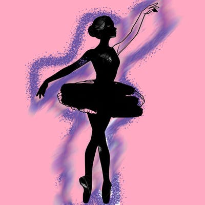 realistic ballerina