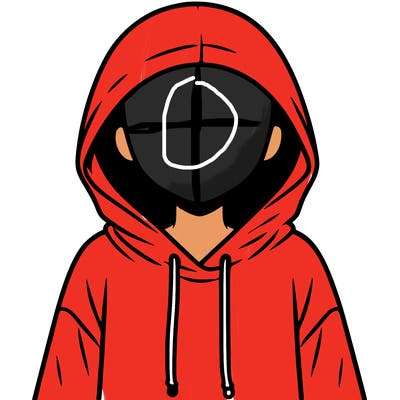 faceless girl in hoodie