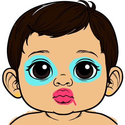 realistic baby