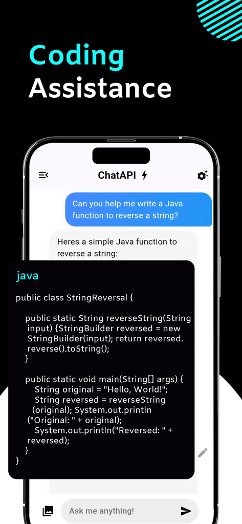 Chat API – AI Wrapper - Developer Tools App | MWM