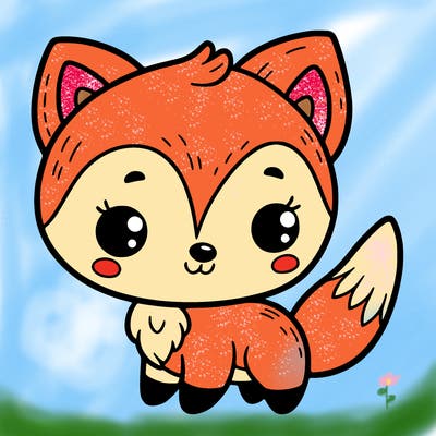 cute fox