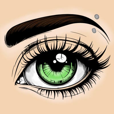 realistic eye