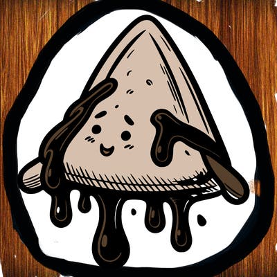 samosa: with dripping chutney