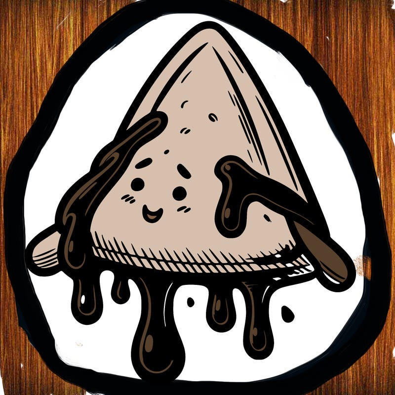 samosa: with dripping chutney