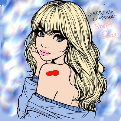 realistic girl with bangs looking over her shoulder