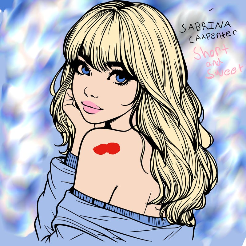 realistic girl with bangs looking over her shoulder