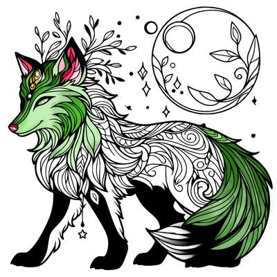 mystical wolf