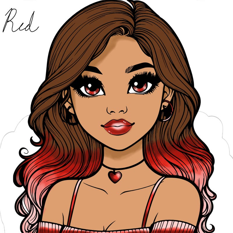 realistic pretty girl