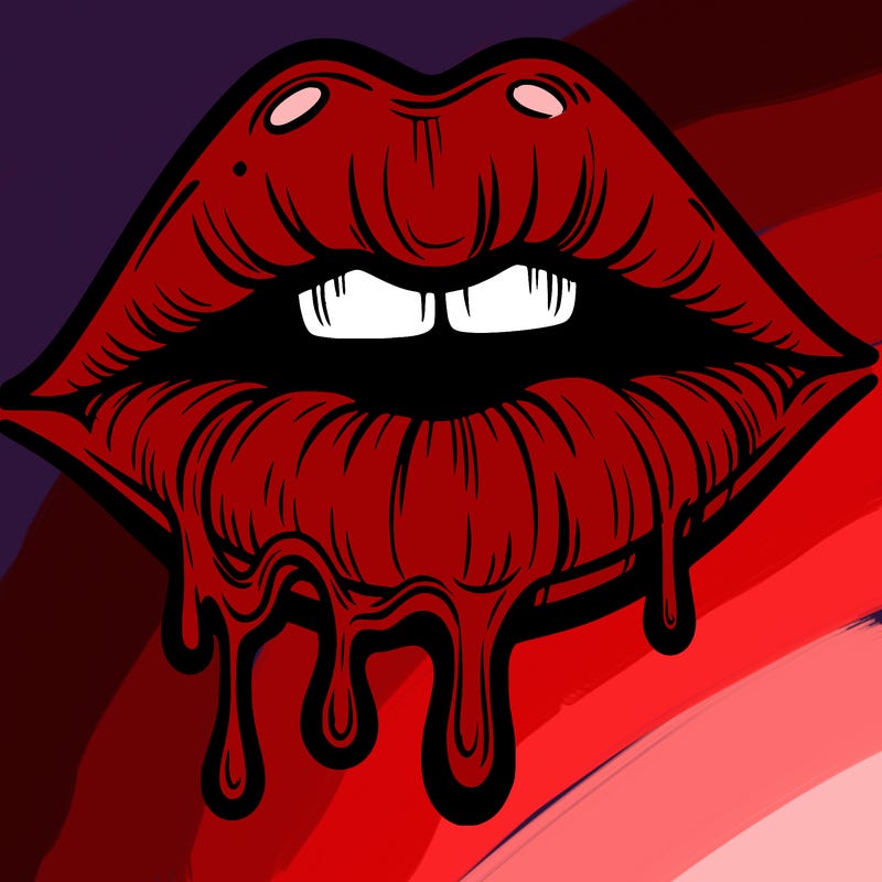 lips that look realistic and drip