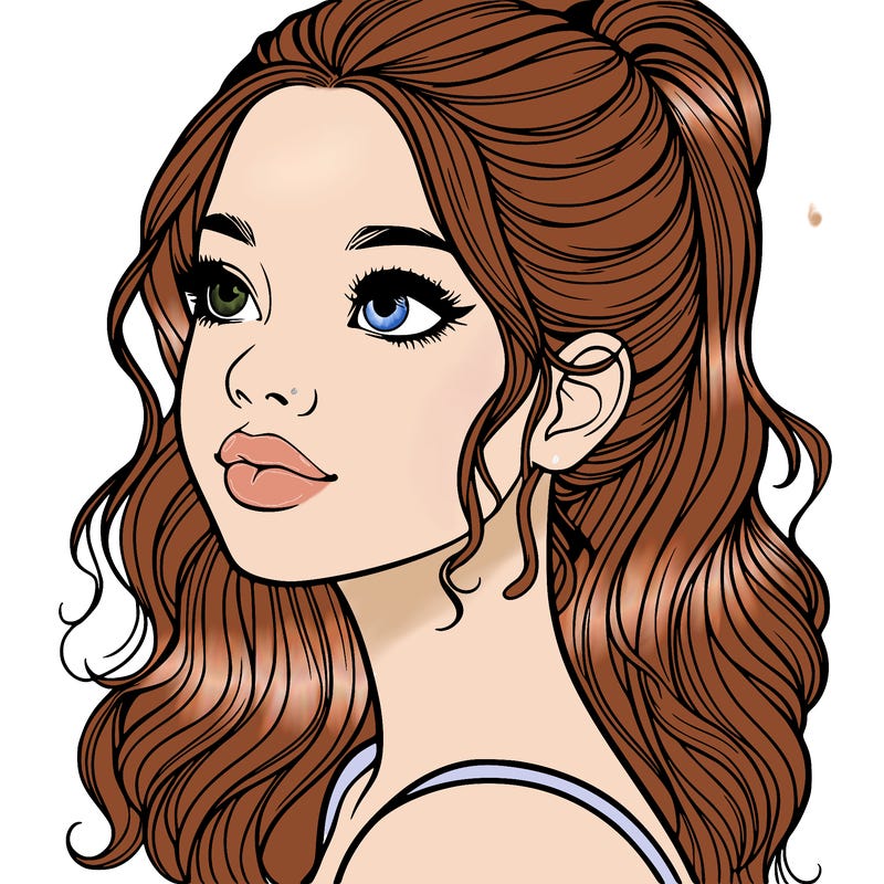 beautiful realistic girl