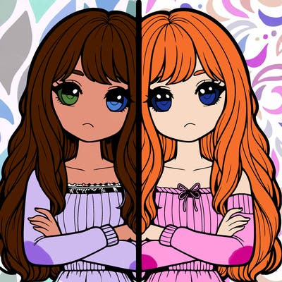 realistic girls split