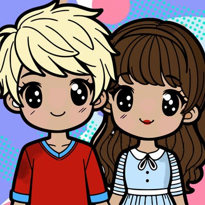 a boy and girl that are best friends