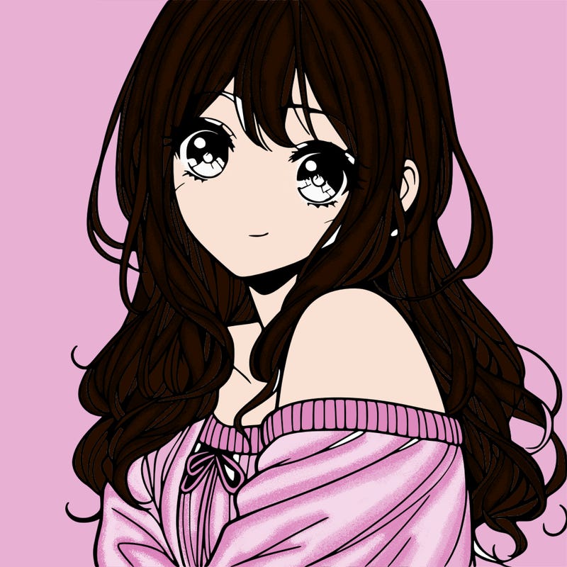 beautiful manga girl