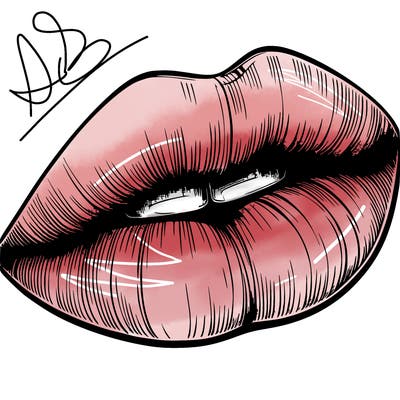 realistic lips