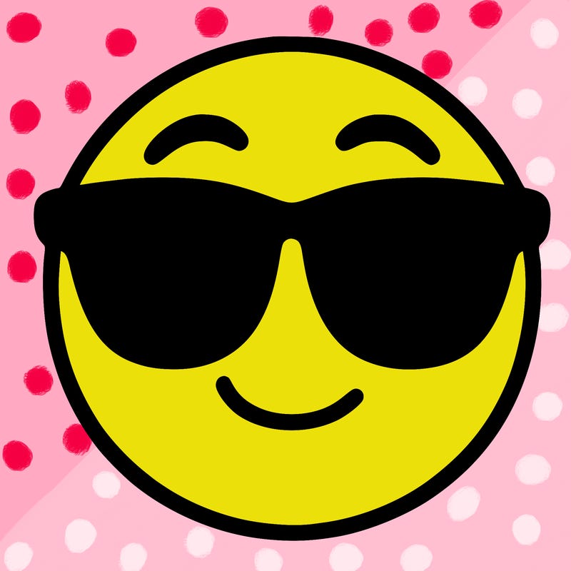 emoji with sunglasses