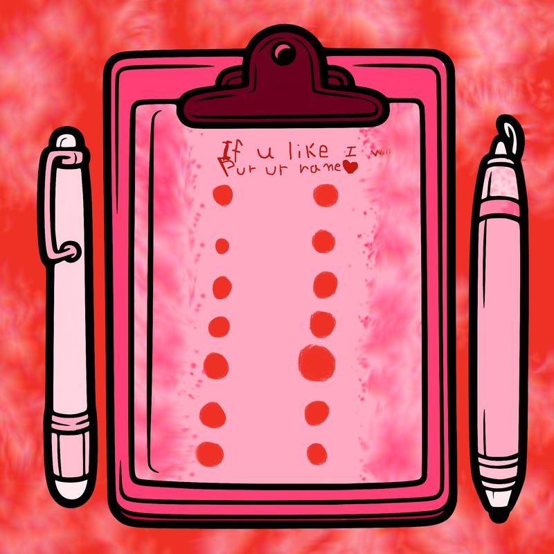 blank clip board with pen