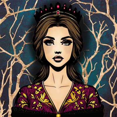 realistic beautiful queen