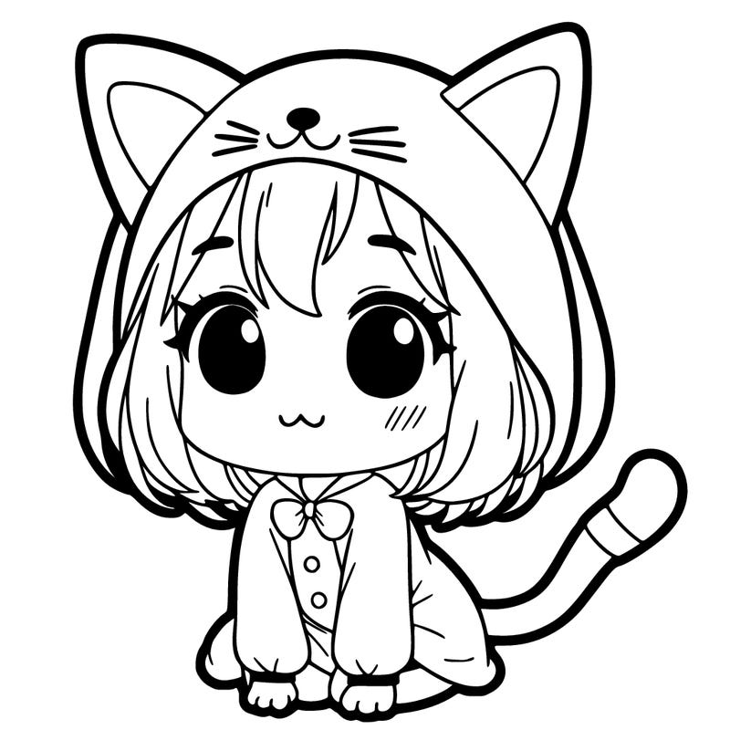 girl in cat costume