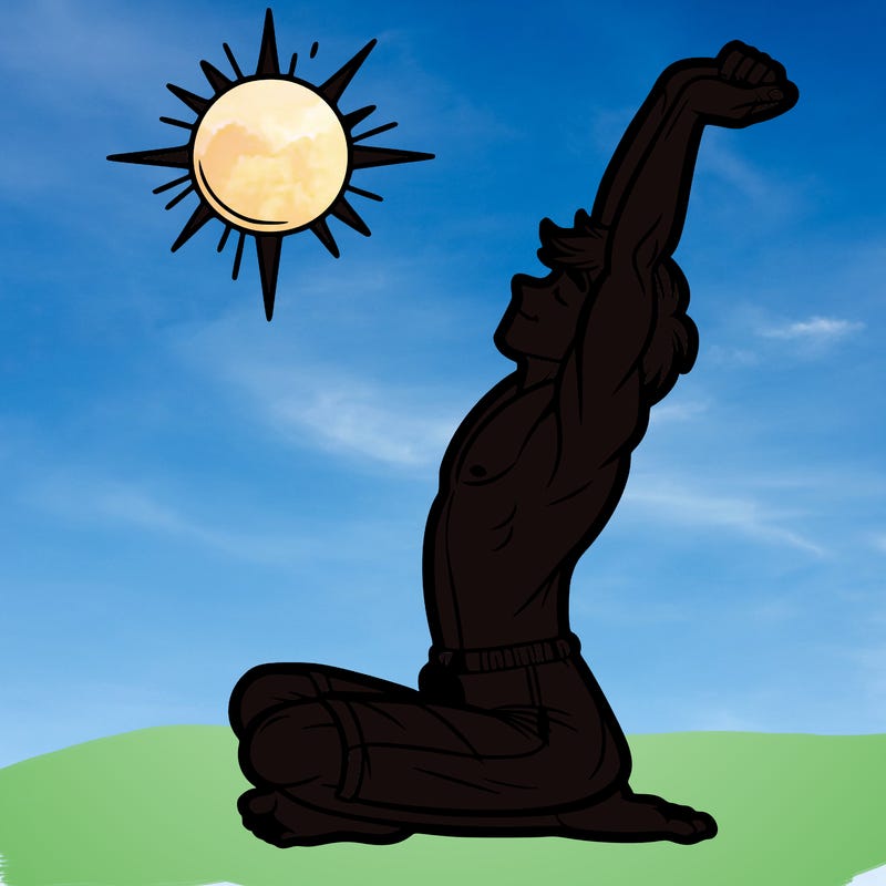 human stretch of the day