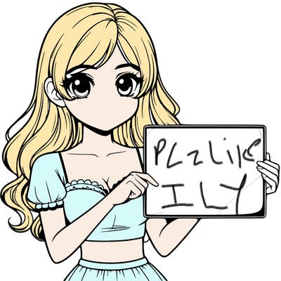 realistic pretty girl holding blank sign