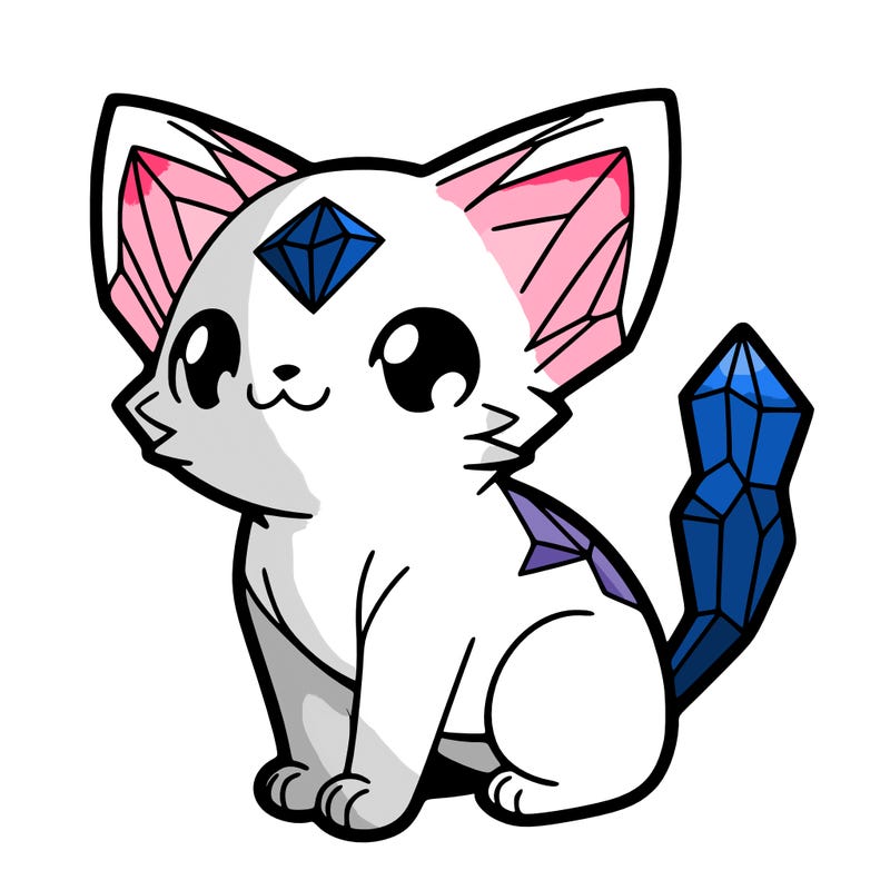 crystal kitten