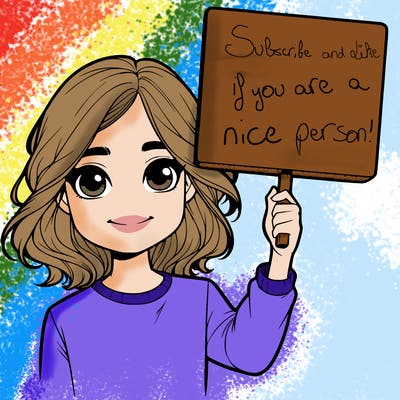 realistic girl holding up a sign