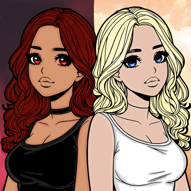 realistic twin sisters