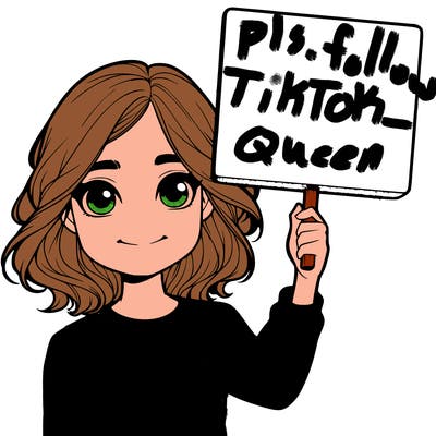 realistic girl holding up a sign