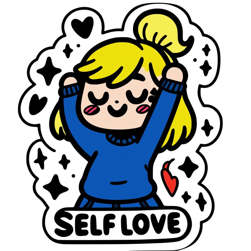 self-love sticker