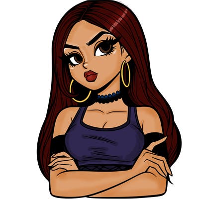 realistic baddie latina girl