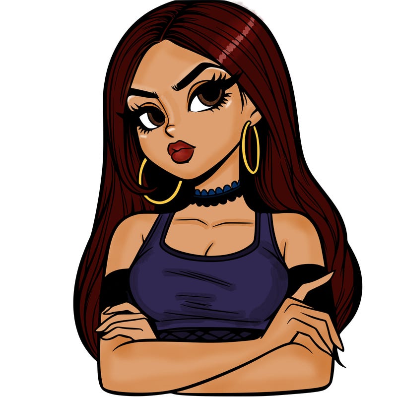 realistic baddie latina girl