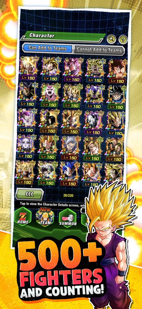 DRAGON BALL Z DOKKAN BATTLE - Lista de personagens de Dragon Ball Z Dokkan Battle com mais de 500 lutadores