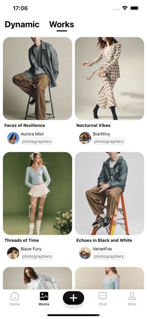 Tjgo - Video Chat，Adult Share - Una galería de fotografía de moda y portafolios de modelos en la aplicación GlamHub.