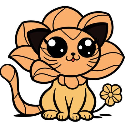 flower cat