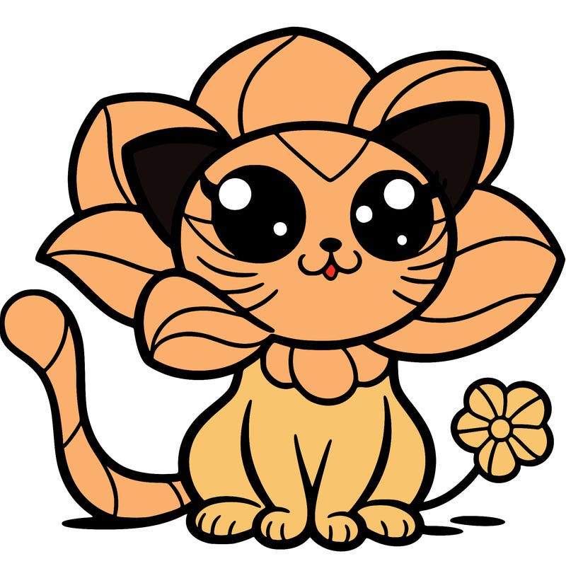 flower cat