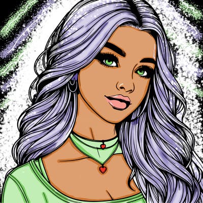 detailed realistic girl