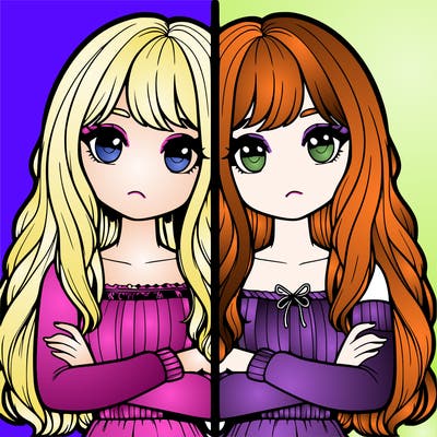 realistic girls split