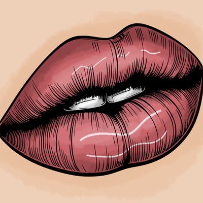 realistic lips