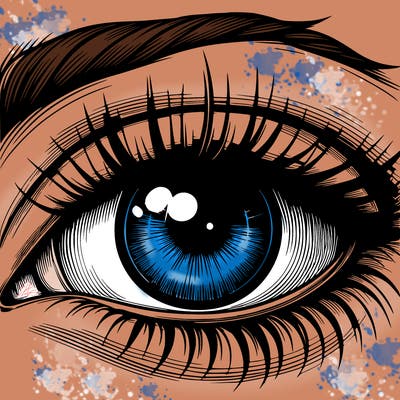 realistic eye