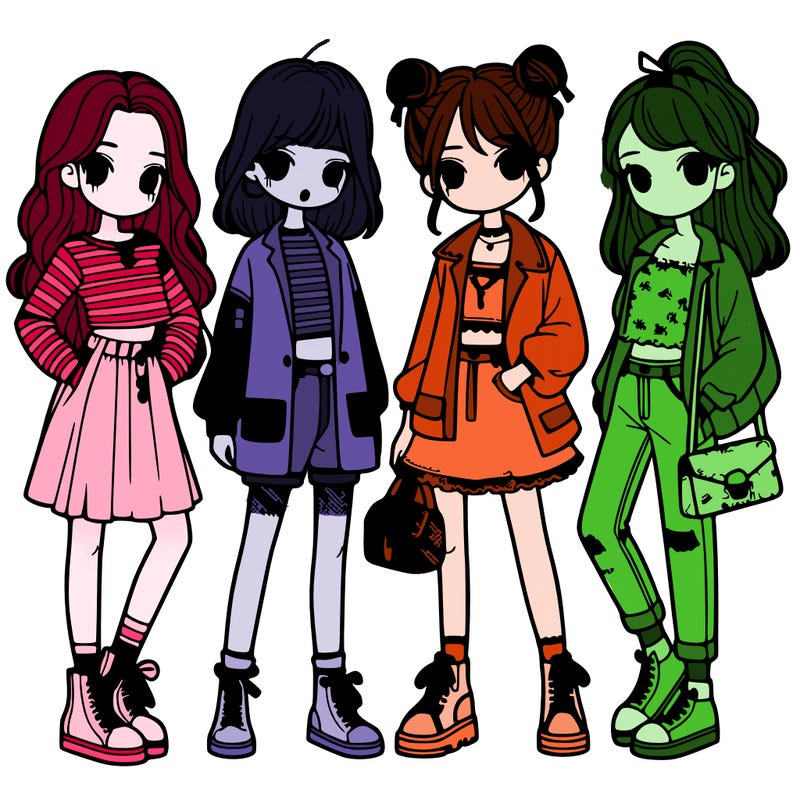 girls with fashion