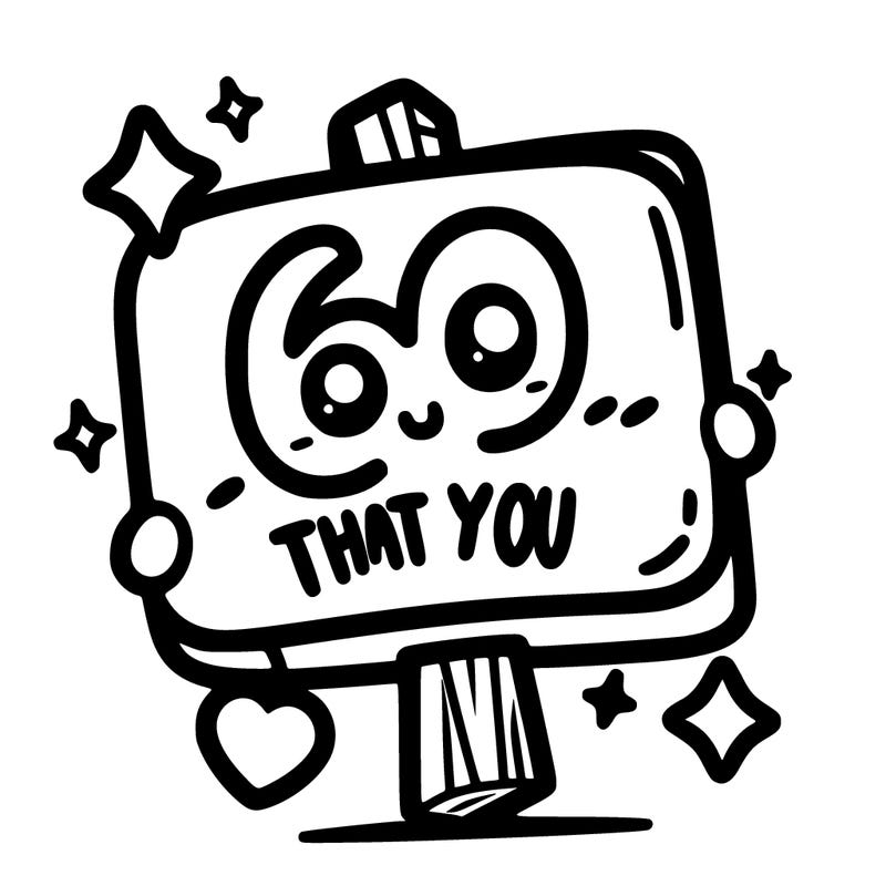 cute sign saying 60 likes that you