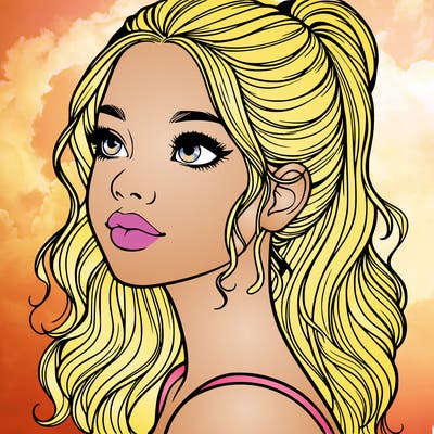 beautiful realistic girl