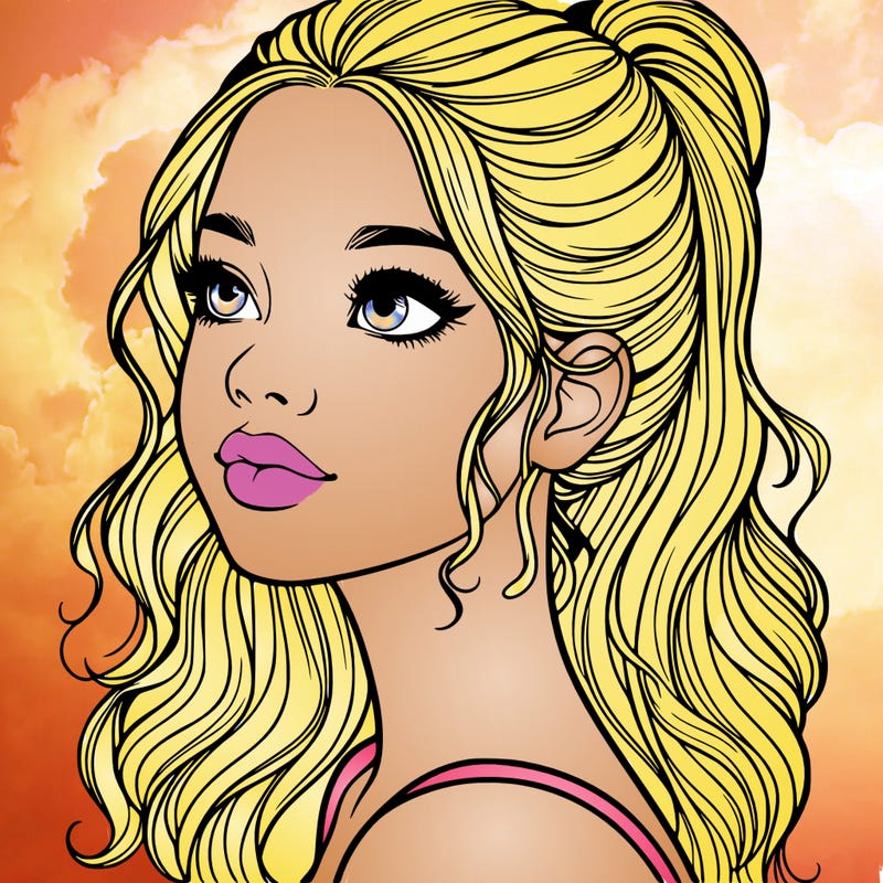 beautiful realistic girl