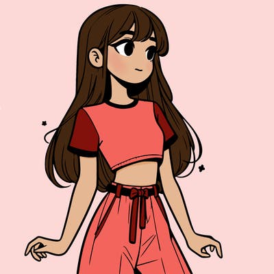 girl in a cute crop top