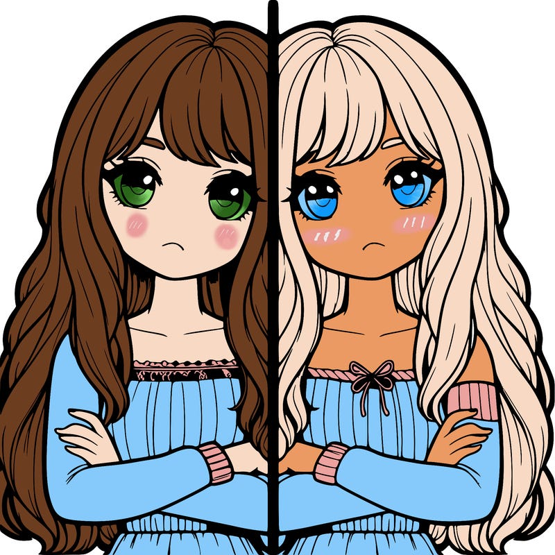 realistic girls split