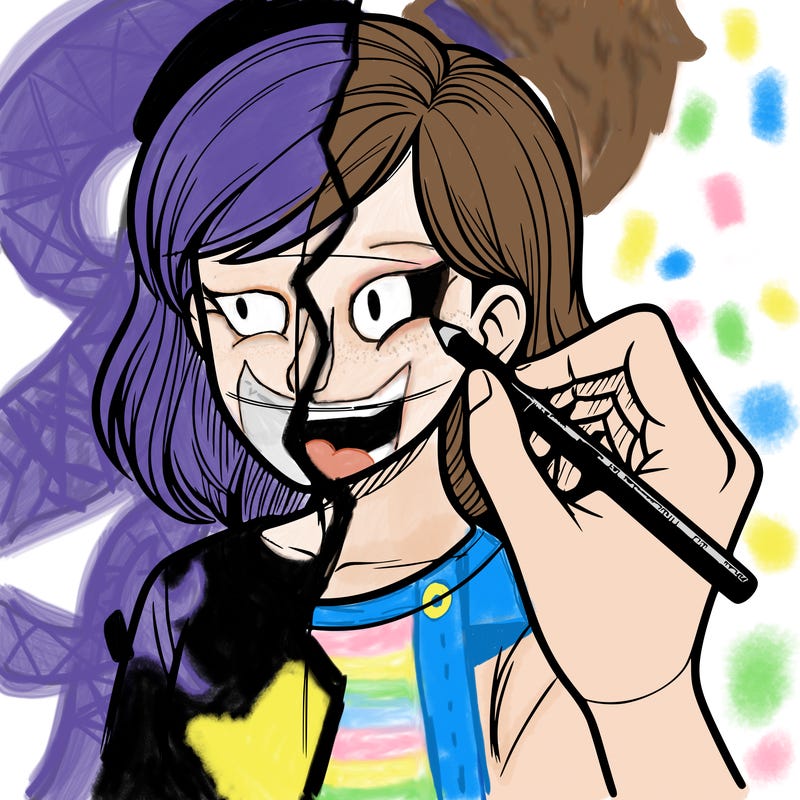 drawing a realistic person