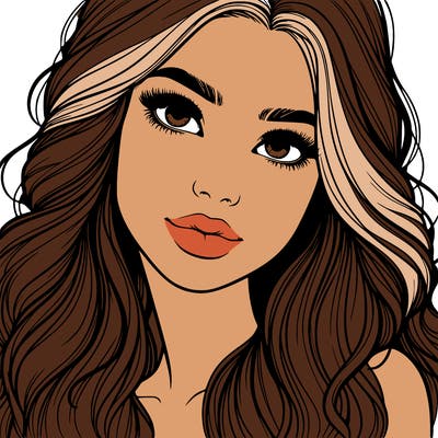 beautiful realistic girl