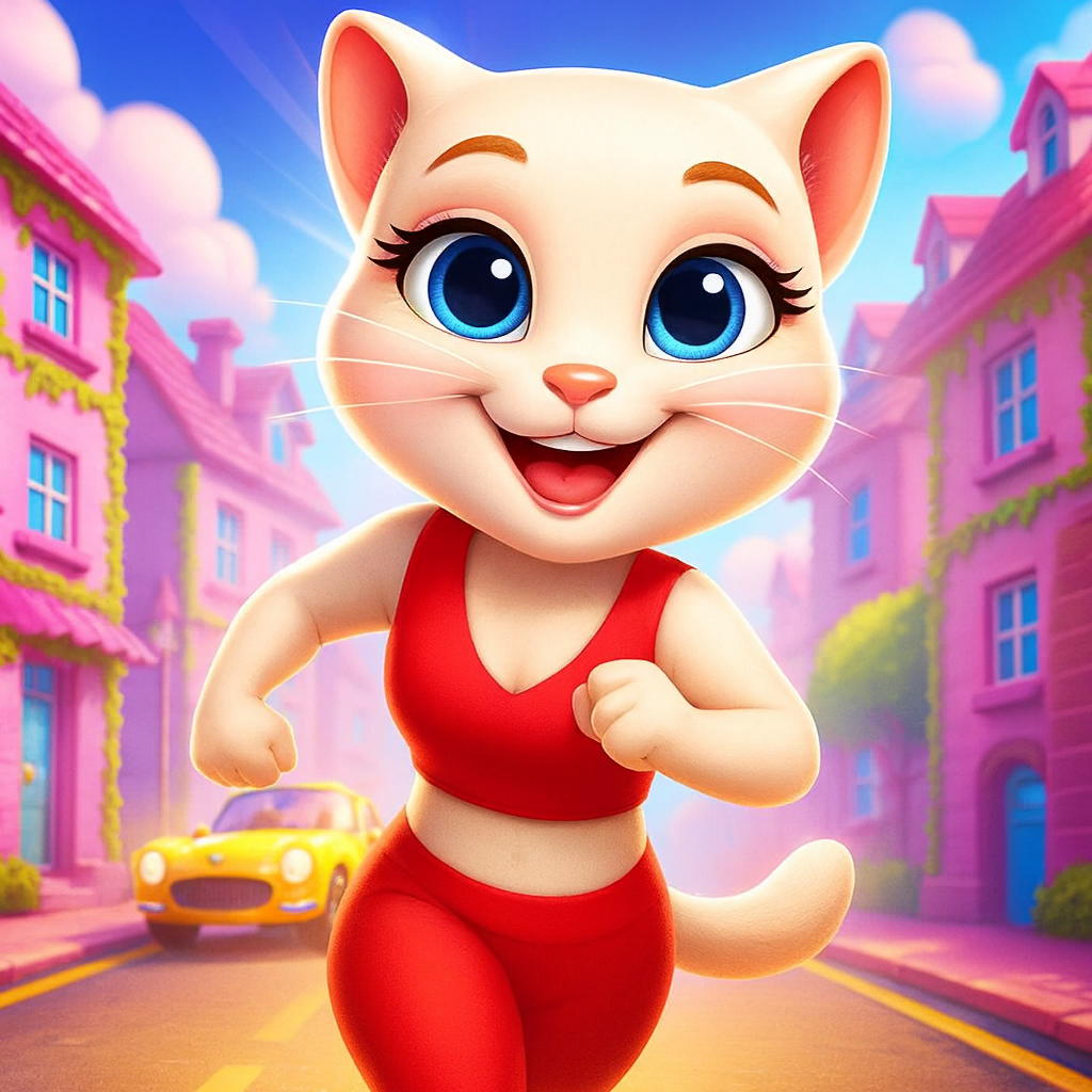 Princess Cat Lea Run - Games App | MWM