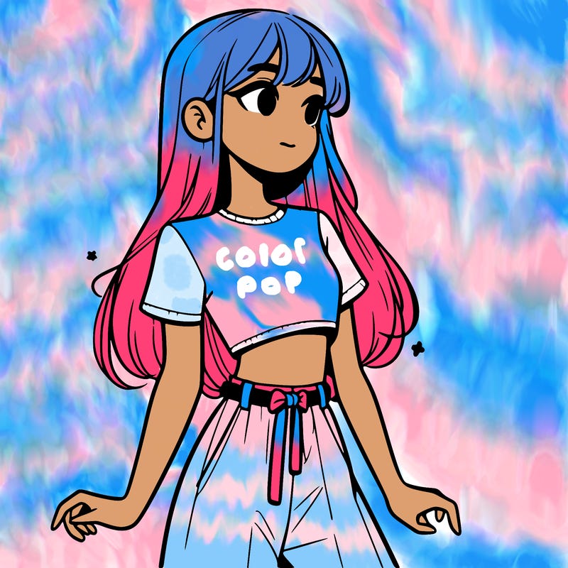 girl in a cute crop top