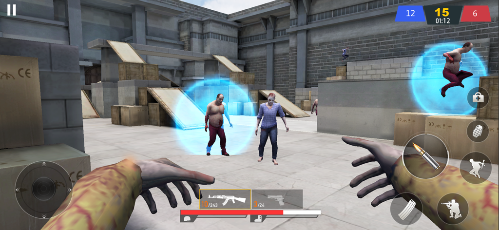 Critical Terrorist Shoot FPS - First person view of zombie combat in Critical Terrorist Shoot FPS